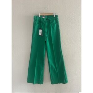 G-Star Raw Women's Ultra High Wide Leg Jeans Jolly Green W26 L30 New with Tags